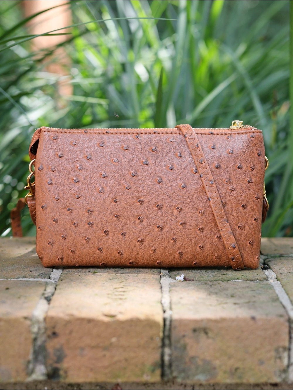 Caroline Hill Liz Saddle EO Crossbody Purse